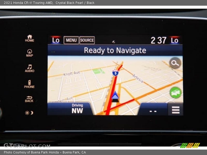 Navigation of 2021 CR-V Touring AWD