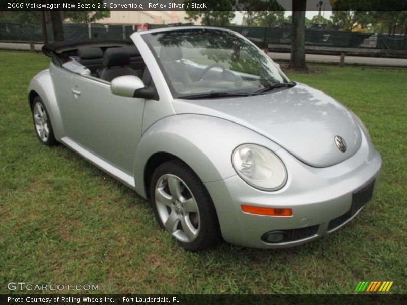Reflex Silver / Black 2006 Volkswagen New Beetle 2.5 Convertible