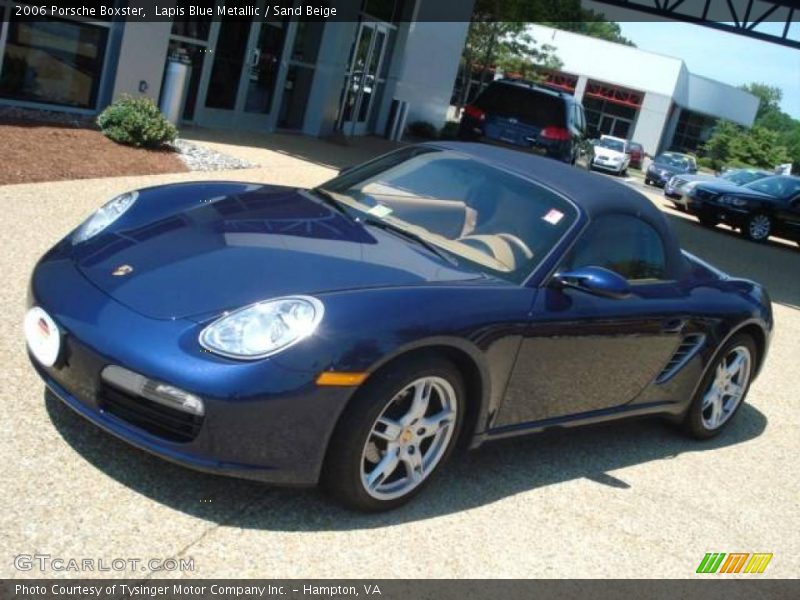 Lapis Blue Metallic / Sand Beige 2006 Porsche Boxster
