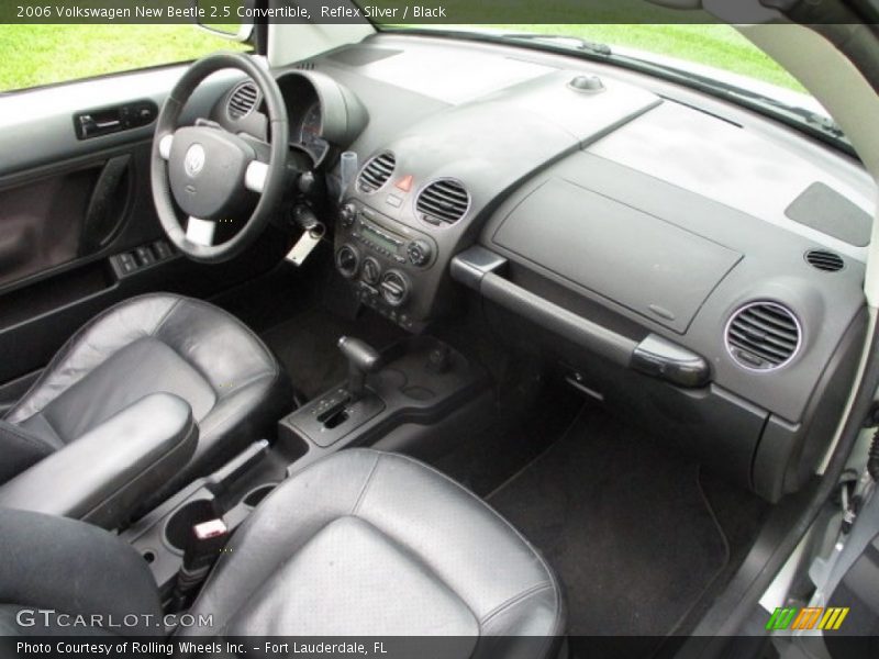 Reflex Silver / Black 2006 Volkswagen New Beetle 2.5 Convertible