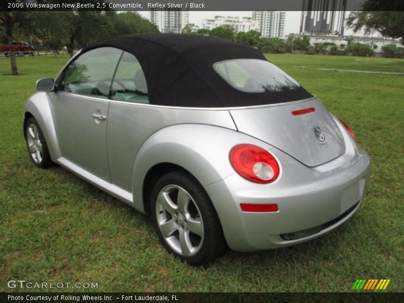 Reflex Silver / Black 2006 Volkswagen New Beetle 2.5 Convertible