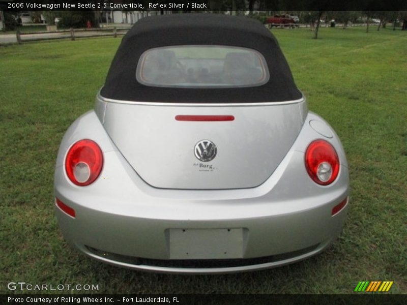 Reflex Silver / Black 2006 Volkswagen New Beetle 2.5 Convertible