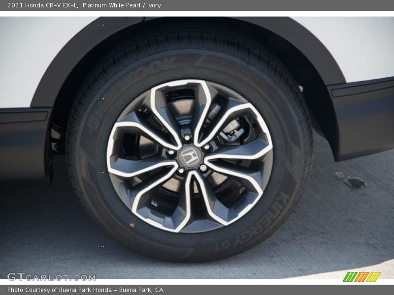 Platinum White Pearl / Ivory 2021 Honda CR-V EX-L