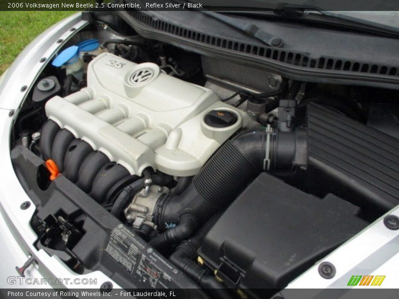 Reflex Silver / Black 2006 Volkswagen New Beetle 2.5 Convertible