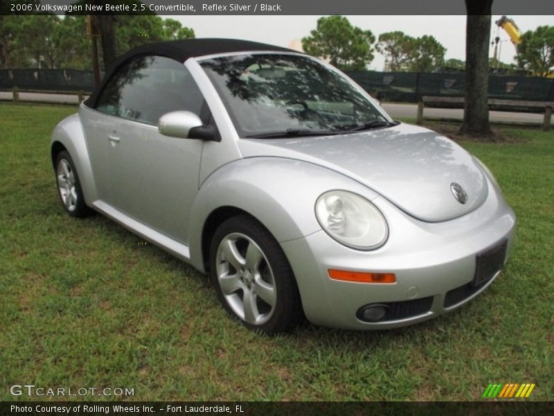 Reflex Silver / Black 2006 Volkswagen New Beetle 2.5 Convertible