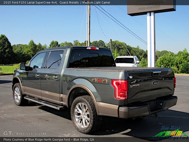 Guard Metallic / Medium Light Camel 2015 Ford F150 Lariat SuperCrew 4x4