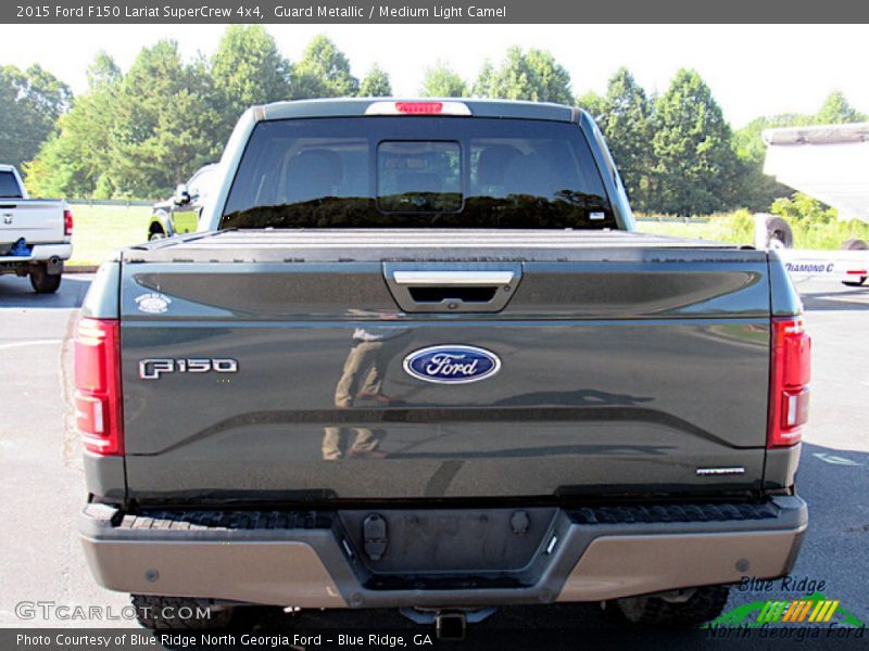 Guard Metallic / Medium Light Camel 2015 Ford F150 Lariat SuperCrew 4x4