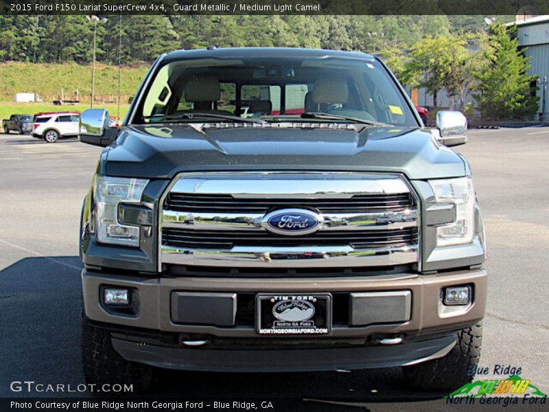 Guard Metallic / Medium Light Camel 2015 Ford F150 Lariat SuperCrew 4x4