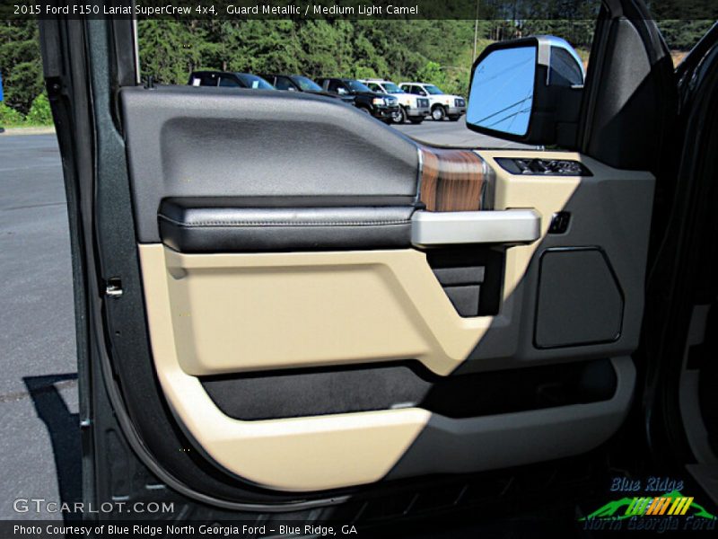Guard Metallic / Medium Light Camel 2015 Ford F150 Lariat SuperCrew 4x4
