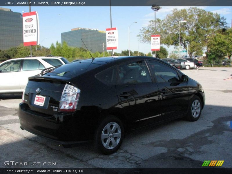 Black / Bisque Beige 2007 Toyota Prius Hybrid