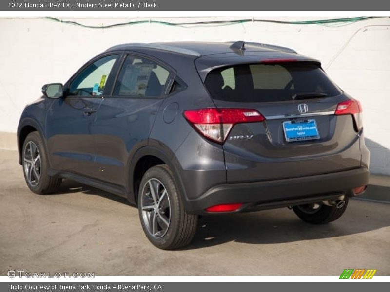 Modern Steel Metallic / Black 2022 Honda HR-V EX