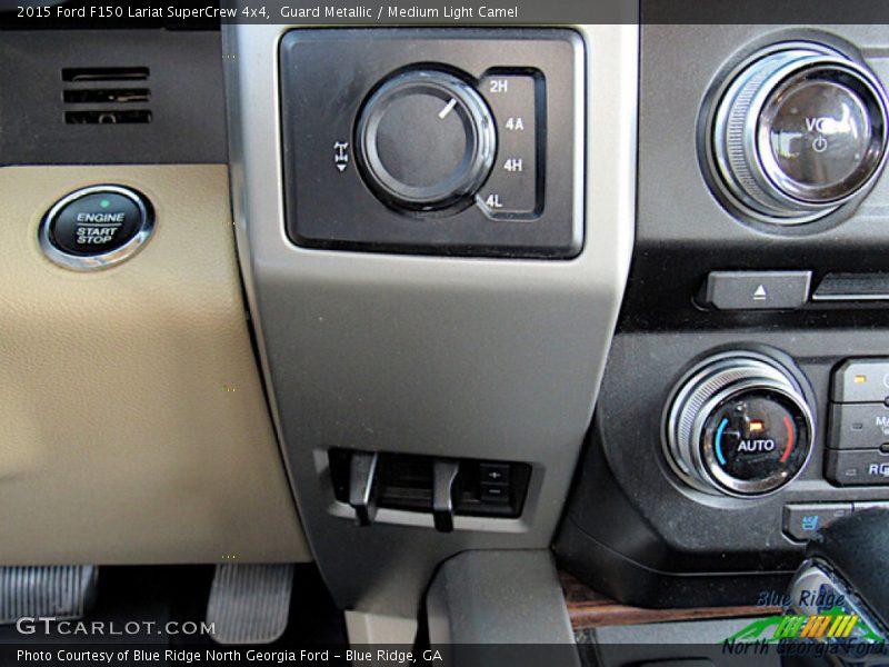 Guard Metallic / Medium Light Camel 2015 Ford F150 Lariat SuperCrew 4x4