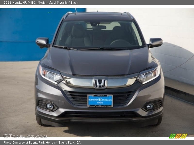 Modern Steel Metallic / Black 2022 Honda HR-V EX