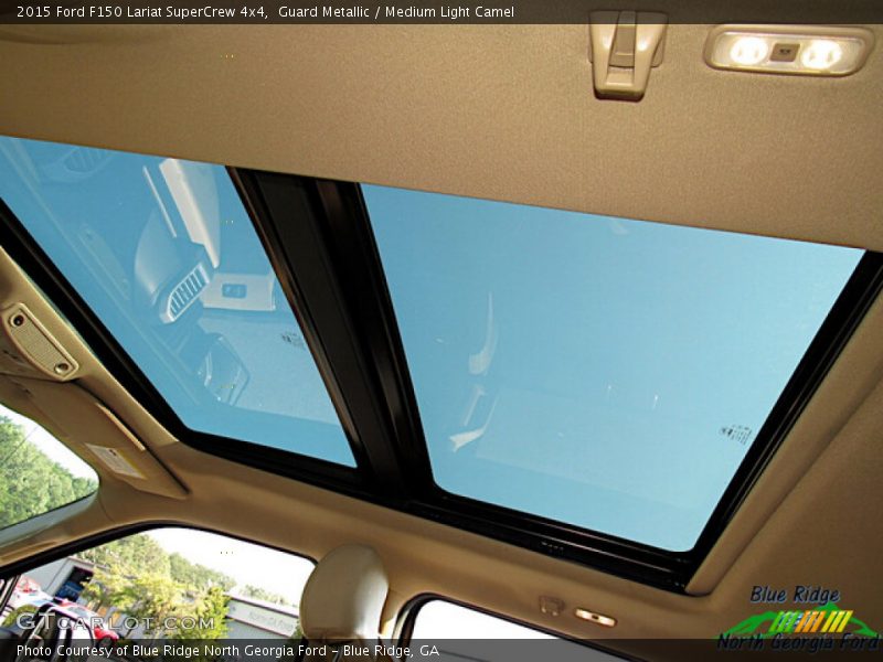 Guard Metallic / Medium Light Camel 2015 Ford F150 Lariat SuperCrew 4x4