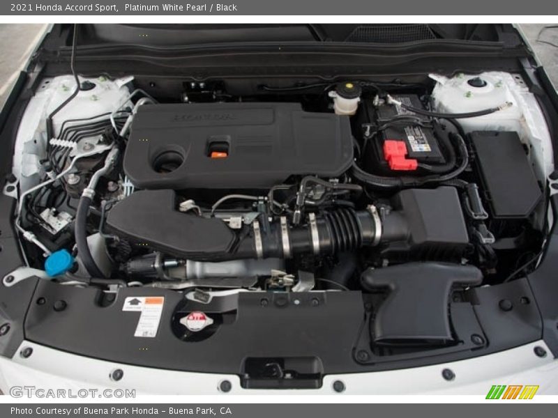 Platinum White Pearl / Black 2021 Honda Accord Sport