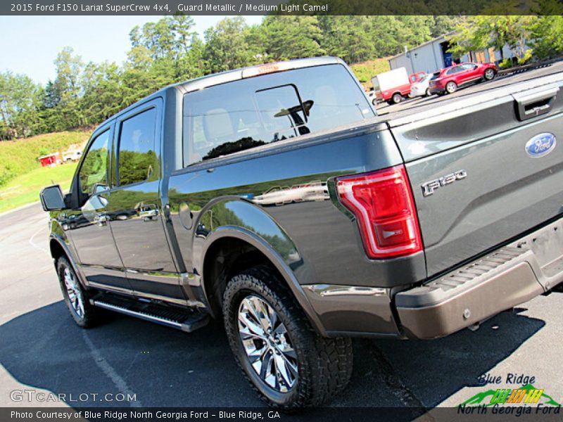 Guard Metallic / Medium Light Camel 2015 Ford F150 Lariat SuperCrew 4x4