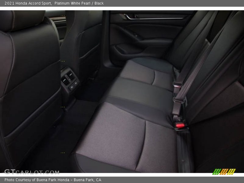 Platinum White Pearl / Black 2021 Honda Accord Sport
