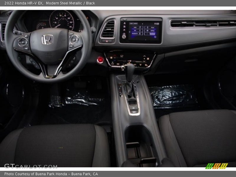 Modern Steel Metallic / Black 2022 Honda HR-V EX