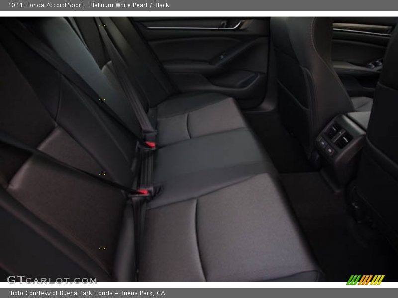 Platinum White Pearl / Black 2021 Honda Accord Sport