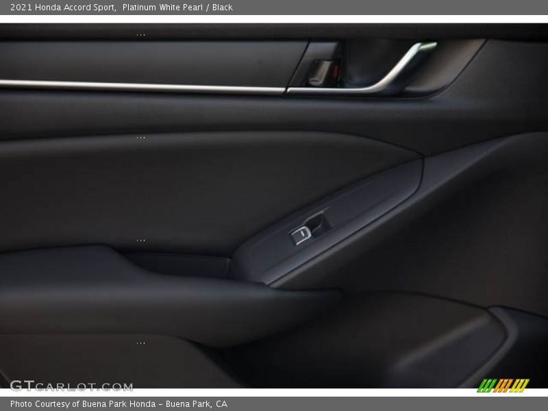 Platinum White Pearl / Black 2021 Honda Accord Sport