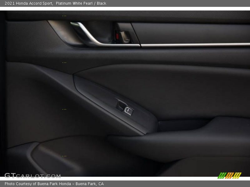 Platinum White Pearl / Black 2021 Honda Accord Sport