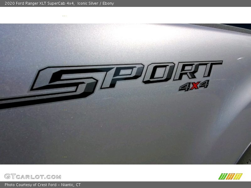Iconic Silver / Ebony 2020 Ford Ranger XLT SuperCab 4x4