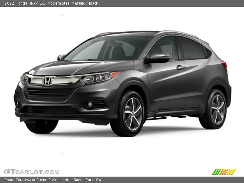 Modern Steel Metallic / Black 2022 Honda HR-V EX