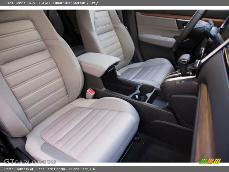 Lunar Silver Metallic / Gray 2021 Honda CR-V EX AWD