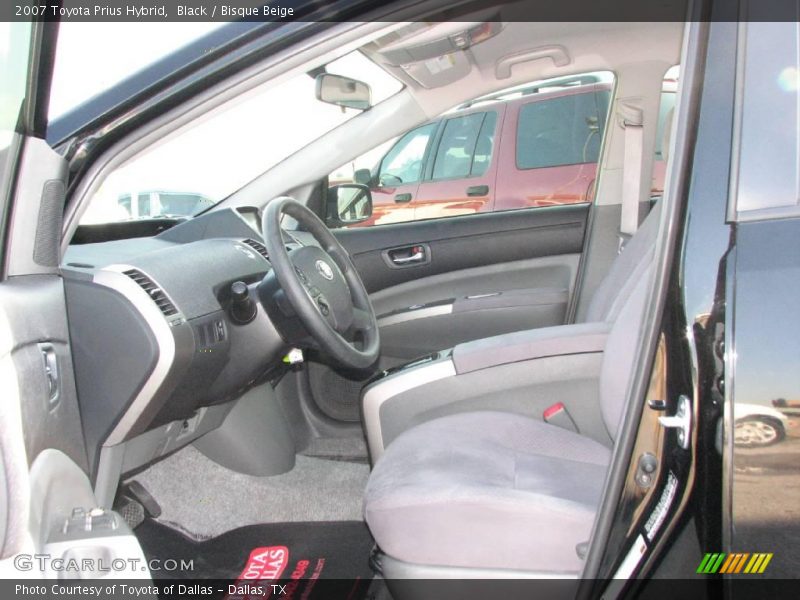 Black / Bisque Beige 2007 Toyota Prius Hybrid