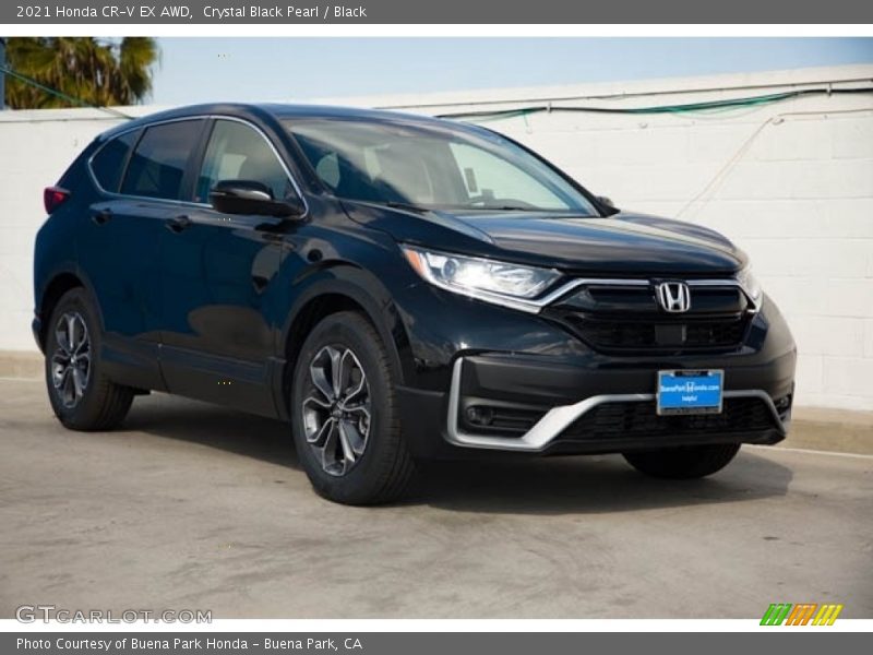Crystal Black Pearl / Black 2021 Honda CR-V EX AWD