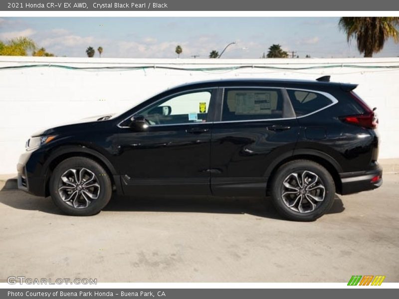 Crystal Black Pearl / Black 2021 Honda CR-V EX AWD