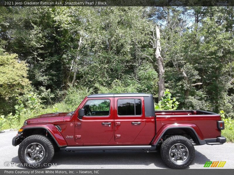 Snazzberry Pearl / Black 2021 Jeep Gladiator Rubicon 4x4