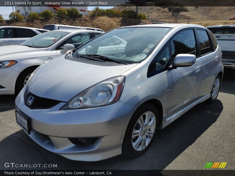 Alabaster Silver Metallic / Sport Black 2011 Honda Fit Sport