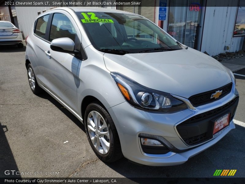 Silver Ice Metallic / Jet Black/Dark Anderson Silver 2021 Chevrolet Spark LT