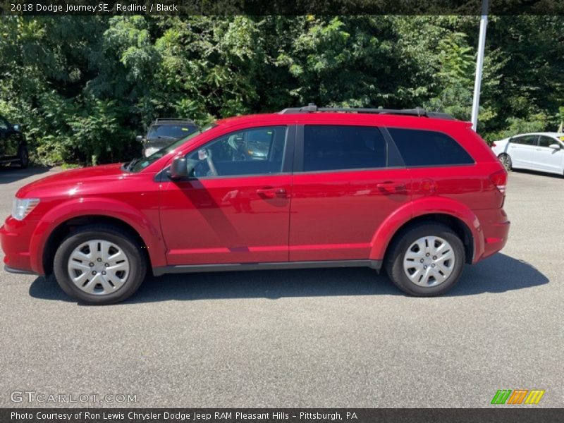Redline / Black 2018 Dodge Journey SE