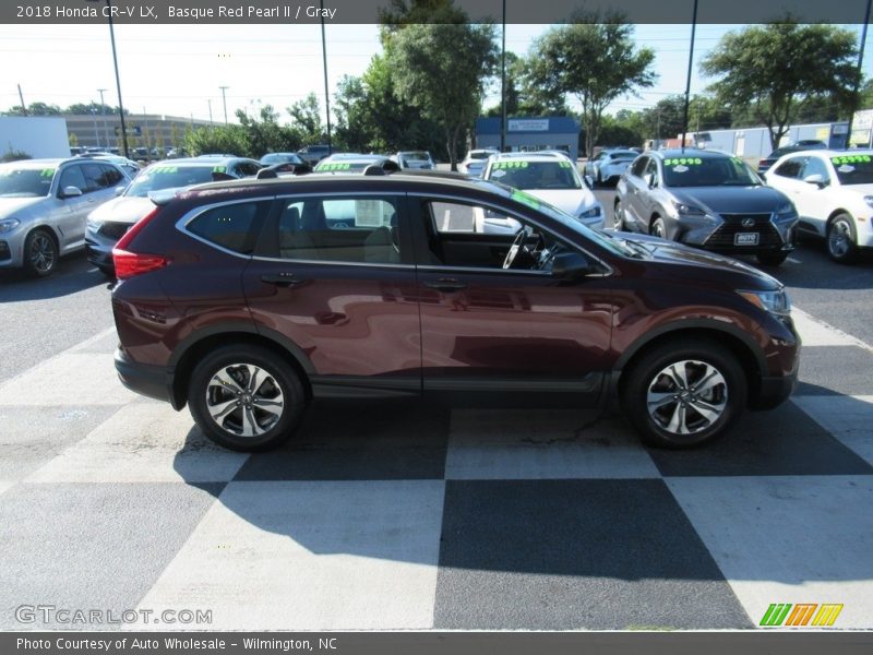 Basque Red Pearl II / Gray 2018 Honda CR-V LX