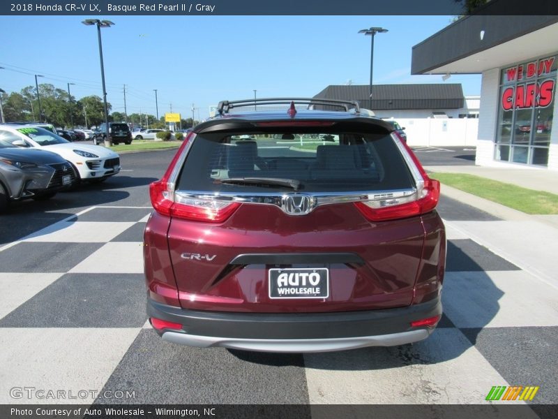 Basque Red Pearl II / Gray 2018 Honda CR-V LX