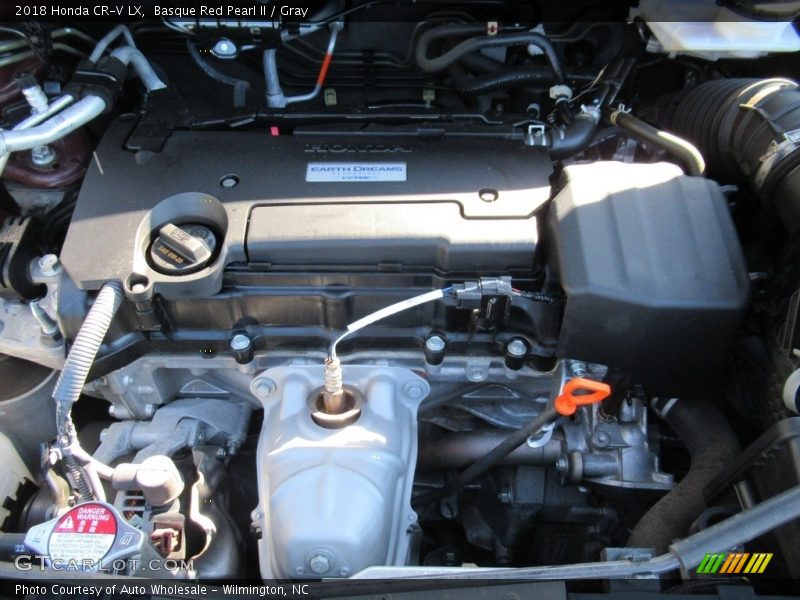 Basque Red Pearl II / Gray 2018 Honda CR-V LX