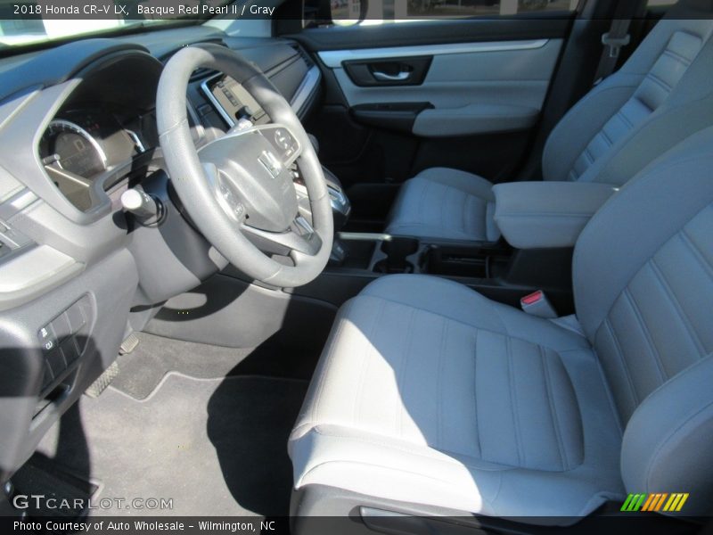 Basque Red Pearl II / Gray 2018 Honda CR-V LX