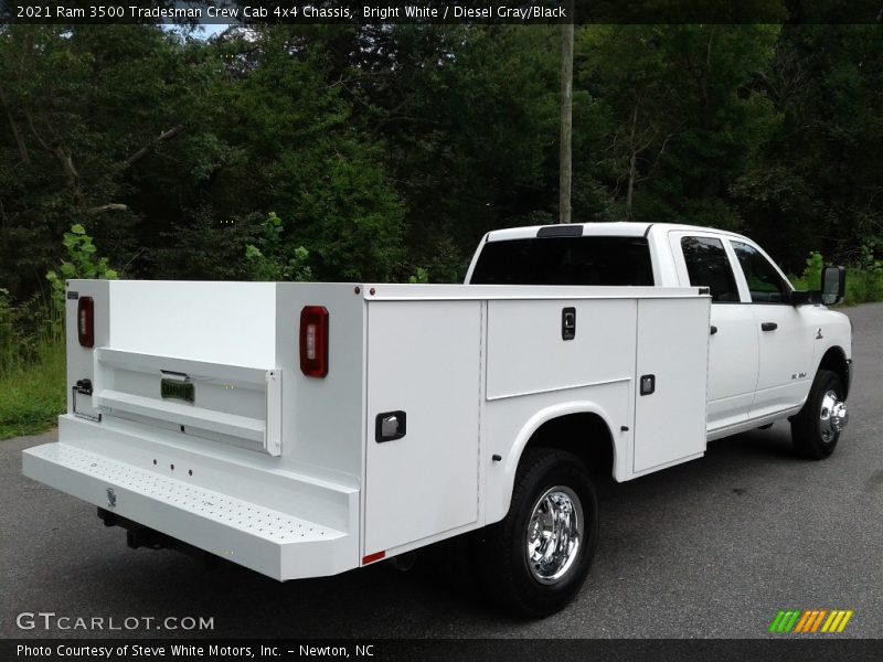 Bright White / Diesel Gray/Black 2021 Ram 3500 Tradesman Crew Cab 4x4 Chassis
