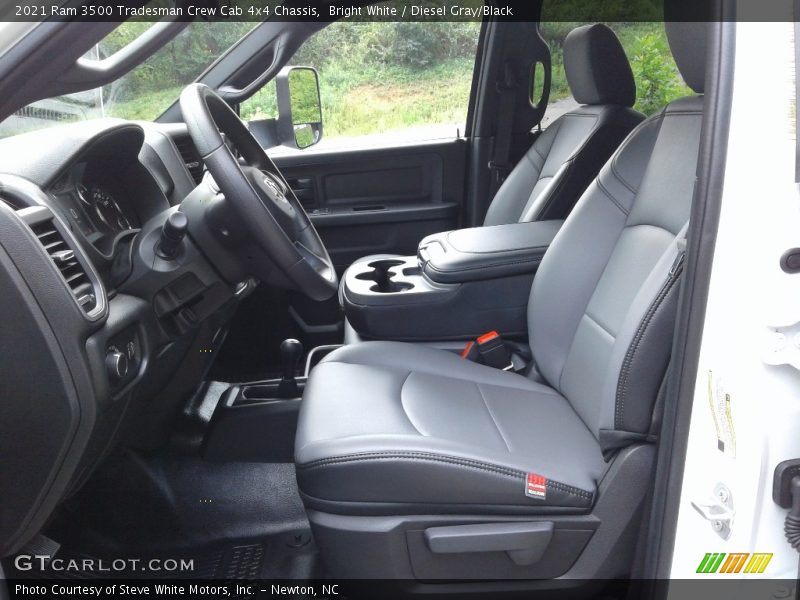 Bright White / Diesel Gray/Black 2021 Ram 3500 Tradesman Crew Cab 4x4 Chassis