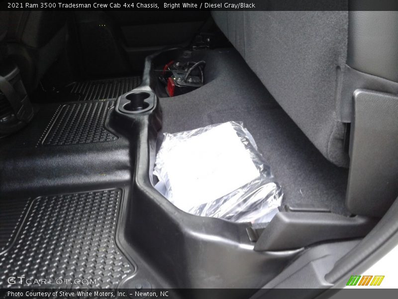 Bright White / Diesel Gray/Black 2021 Ram 3500 Tradesman Crew Cab 4x4 Chassis