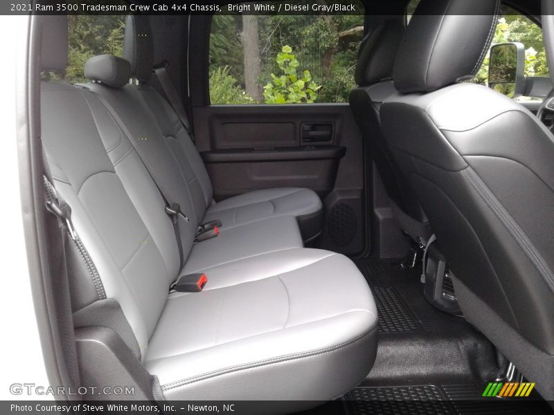 Bright White / Diesel Gray/Black 2021 Ram 3500 Tradesman Crew Cab 4x4 Chassis