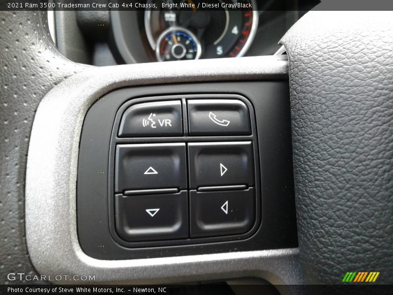 Bright White / Diesel Gray/Black 2021 Ram 3500 Tradesman Crew Cab 4x4 Chassis