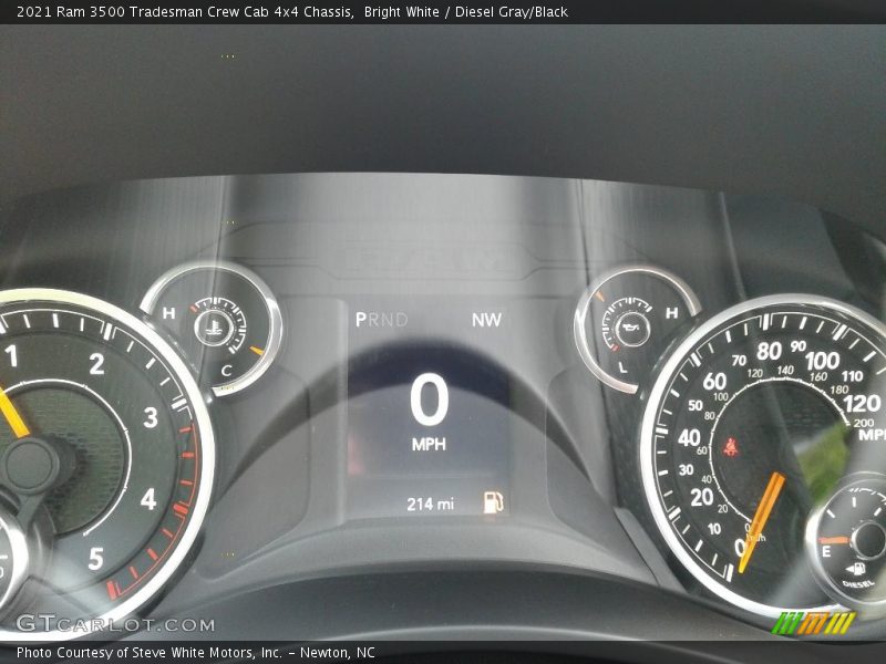 Bright White / Diesel Gray/Black 2021 Ram 3500 Tradesman Crew Cab 4x4 Chassis