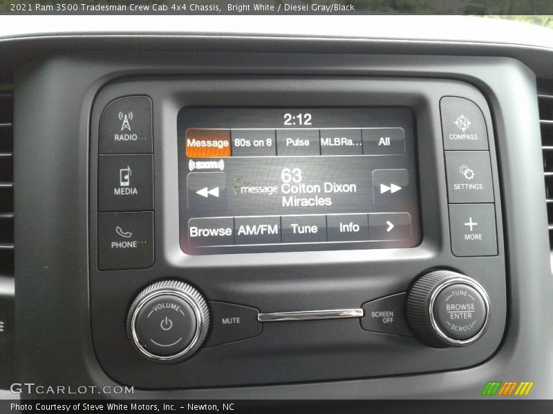 Bright White / Diesel Gray/Black 2021 Ram 3500 Tradesman Crew Cab 4x4 Chassis