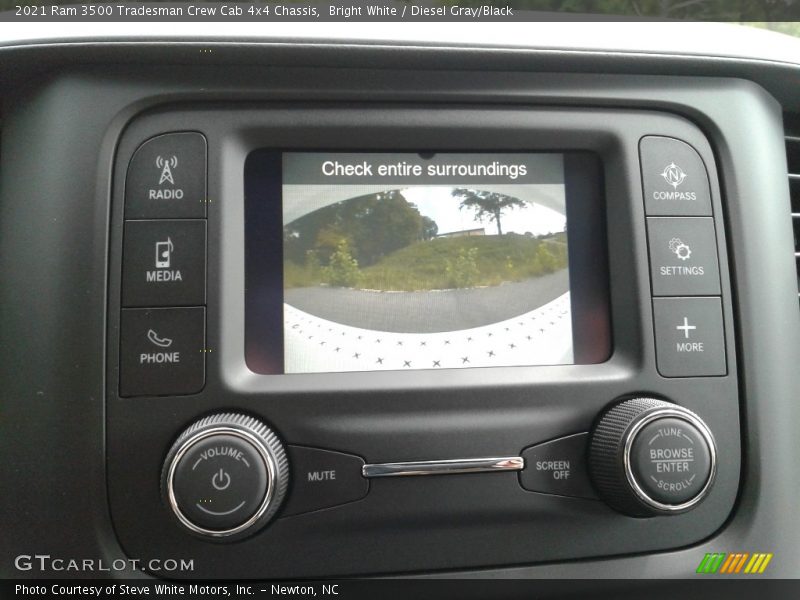 Bright White / Diesel Gray/Black 2021 Ram 3500 Tradesman Crew Cab 4x4 Chassis