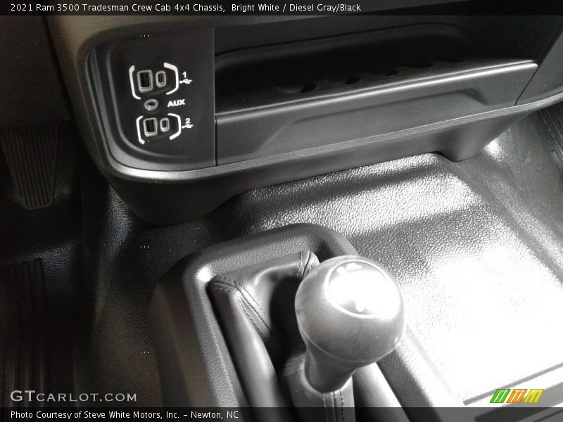 Bright White / Diesel Gray/Black 2021 Ram 3500 Tradesman Crew Cab 4x4 Chassis