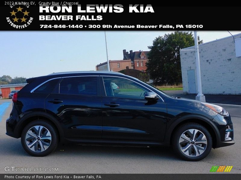 Gravity Blue / Charcoal 2022 Kia Niro EV
