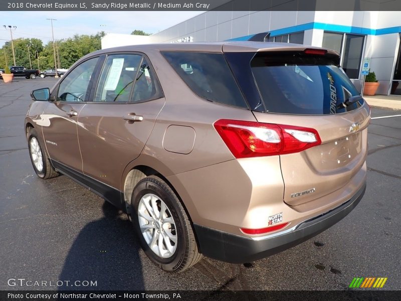 Sandy Ridge Metallic / Medium Ash Gray 2018 Chevrolet Equinox LS